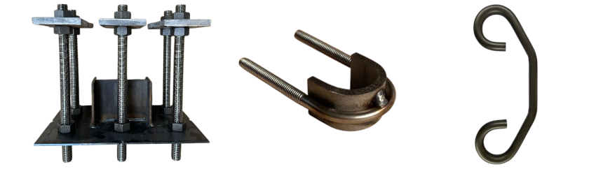 Scellement en queue de carpe en acier ou inox pour des solutions de fixation béton Scellement en queue de carpe en acier ou inox pour fixation béton